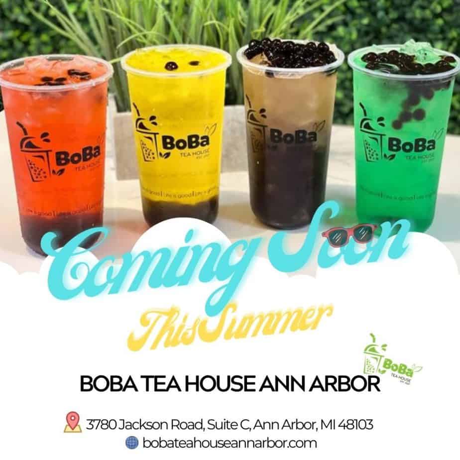 Promotion Boba Tea House Ann Arbor